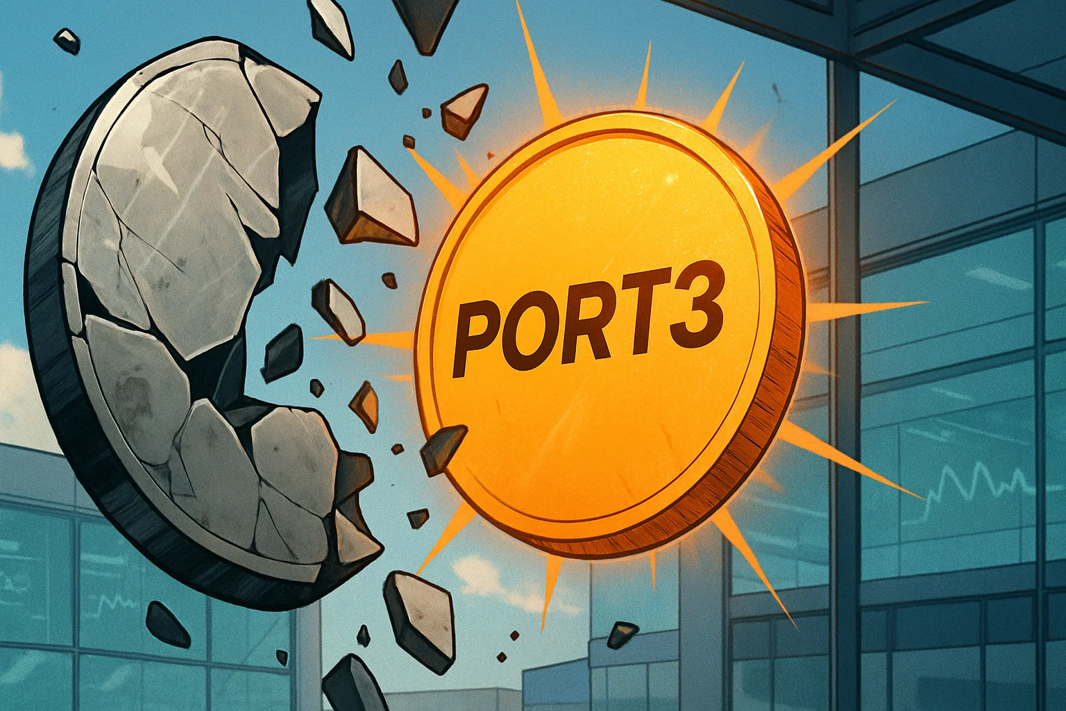 После взлома сети Port3 чиновники решили выпустить новые токены и контракты для перезапуска экосистемы, и $PORT3 вернулся к нулю.
